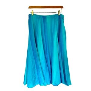 Ralph Lauren Blue Maxi A-Line Skirt